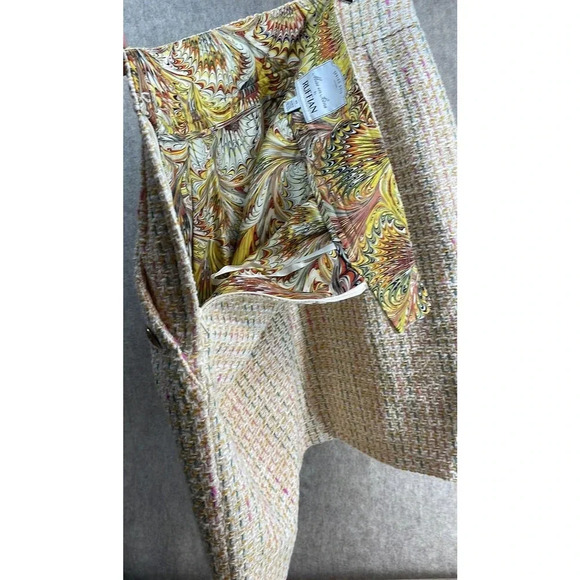 Anthropologie Mise En Scène by Ruffian Cream Tweed‎ Skirt Size 10 - Picture 8 of 8